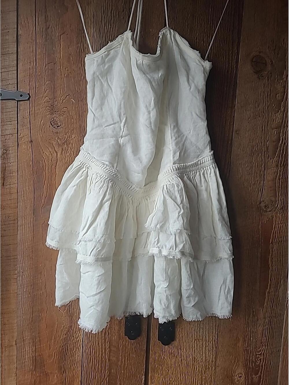 Urban Outfitters Kimchi Blue Desi Guaze Mini Dress NWT  Size M Off White